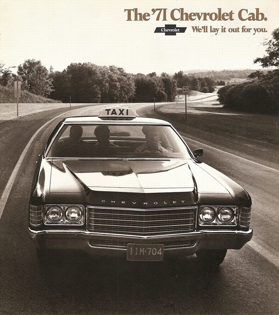 1971 Chevrolet Taxi Brochure